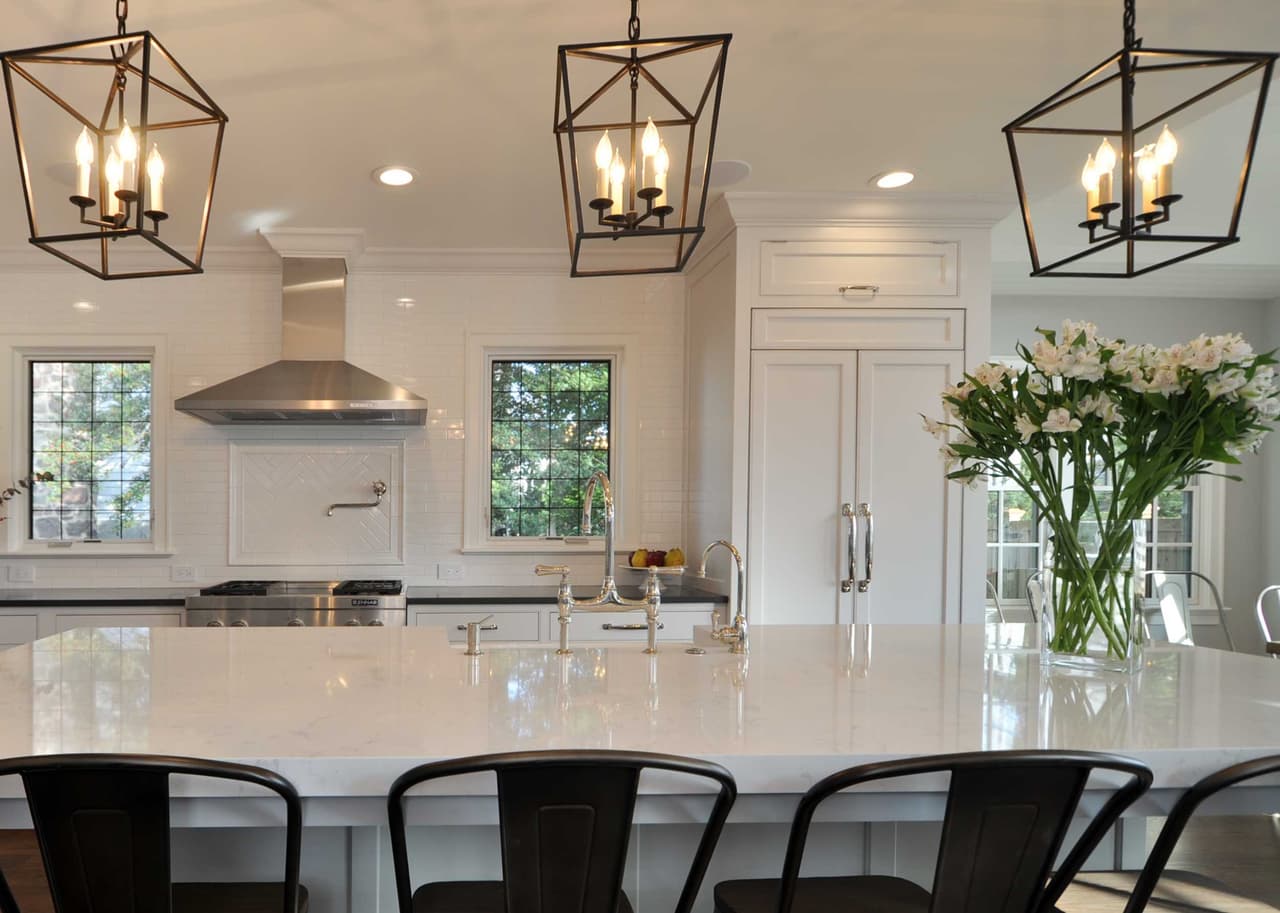 Roush kitchen in a whole-home renovation and addition in Westfield, NJ