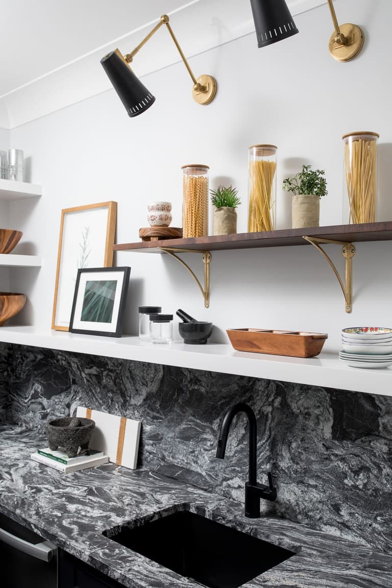 Scullery in a custom new construction home in Westfield, NJ