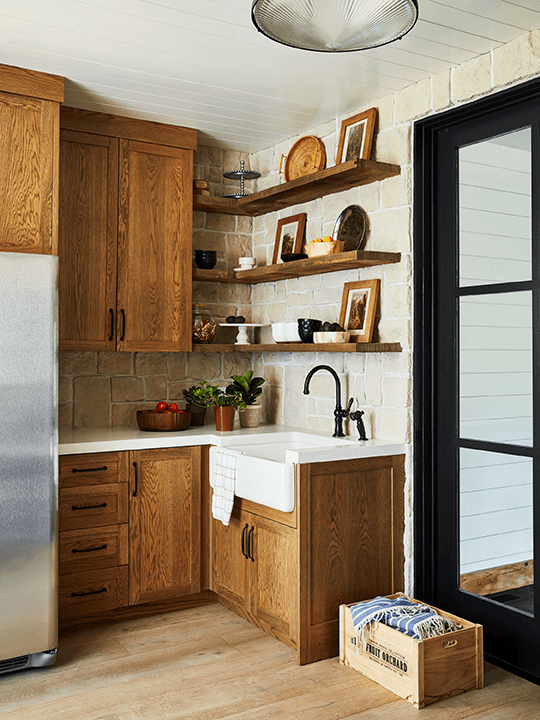 Kitchenette in Historic Backyard Barn Westfield NJ copy