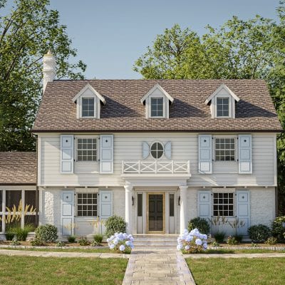 Summit home remodel with architectural elements